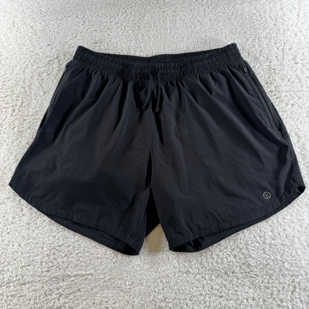 Hollister Gilly Hicks Men's Athletic Shorts Size Medium Black Lined Gym Clean